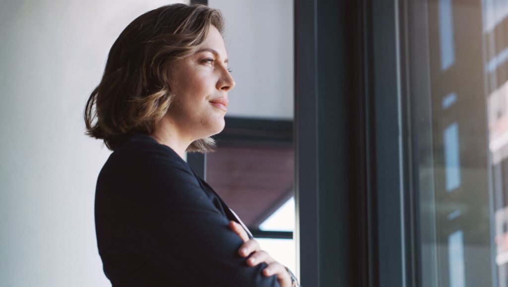 Professionnelle dans un environnement de travail